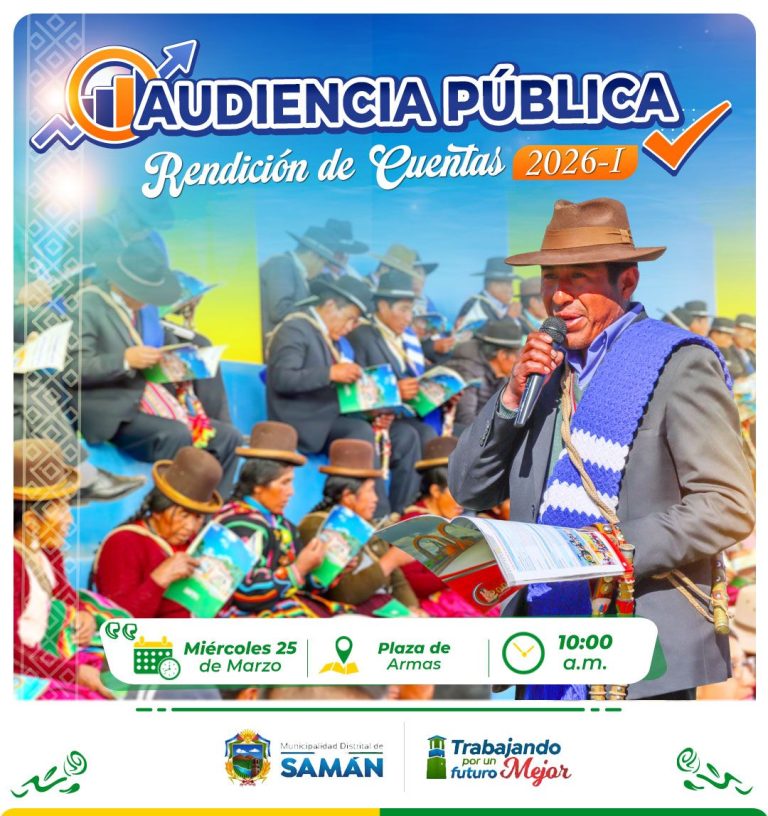 AUDIENCIA PÚBLICA RENDICIÓN DE CUENTAS 2026-I